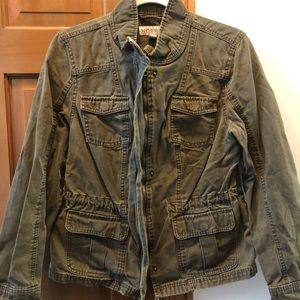 Dark green cargo jacket